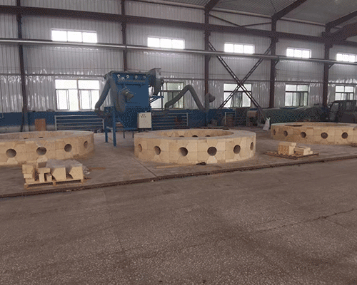 熱風(fēng)爐燃燒器組合磚，紅柱石磚